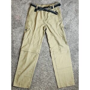 Wolf Cavalry Hiking Cargo Pants Zip Pockets Zip Shorts NEW Sz Large *See Meas.